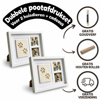 Fotolijst met Poot of Neusafdruk